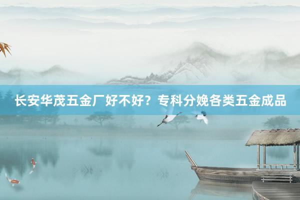 长安华茂五金厂好不好？专科分娩各类五金成品